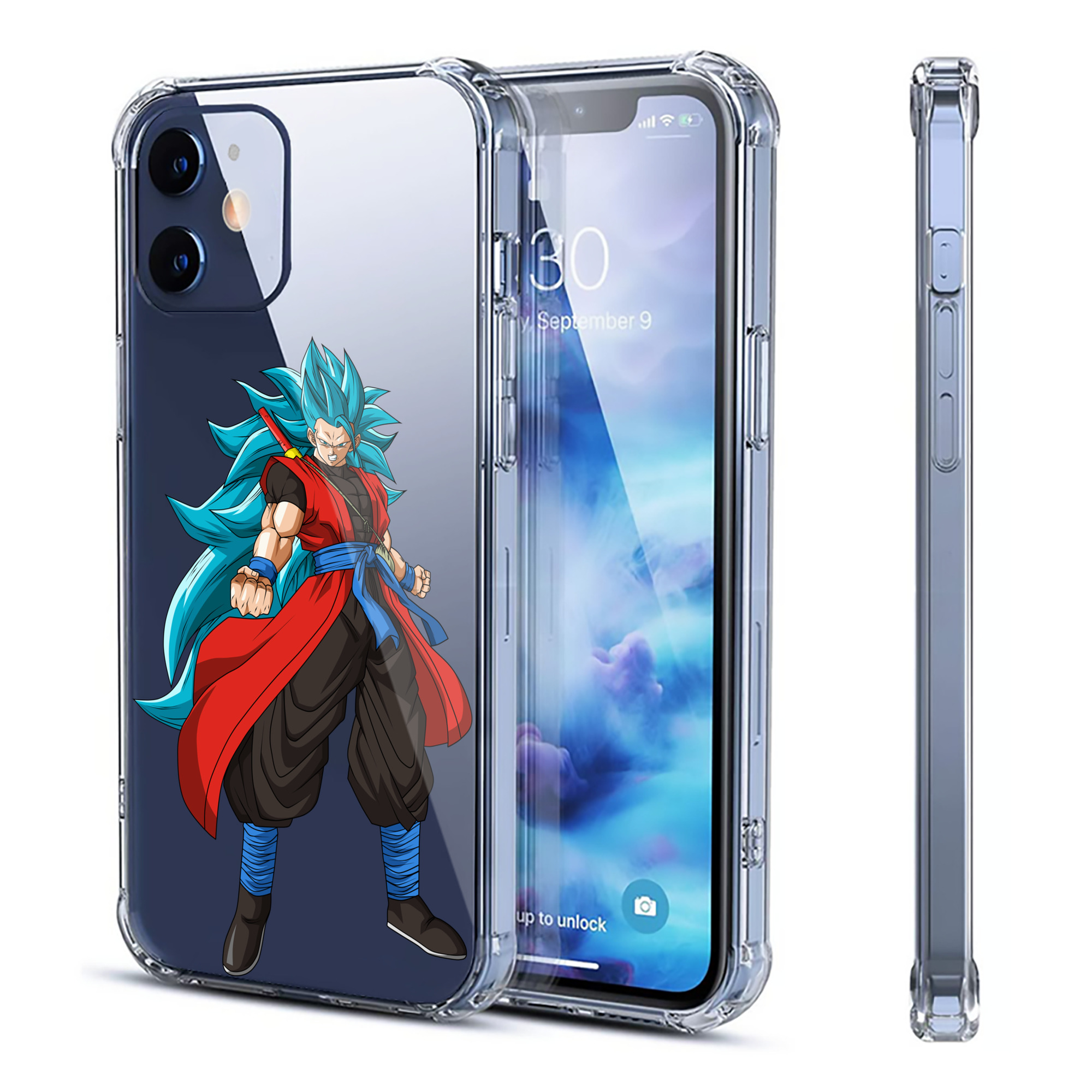 （画像用） ドラゴンボール ベジット DRAGON BALL Vegetto 【iPhone 12シリーズ対応】透明スマホケース（クリアソフトケース）